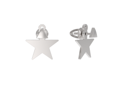 Серебряные cерьги пусеты (гвоздики)