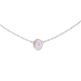 Серебряное колье с опалом