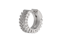 Серебряная серьга классическая