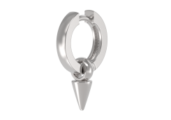 Серебряная серьга висячая