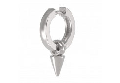 Серебряная серьга висячая