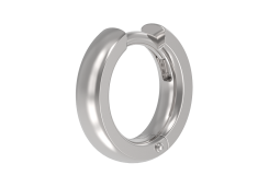 Серебряная серьга классическая