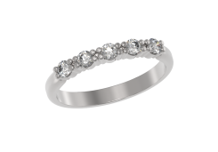 Серебряное кольцо с фианитом