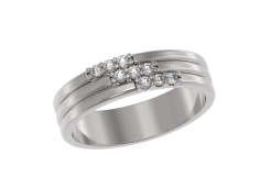 Серебряное кольцо с фианитом