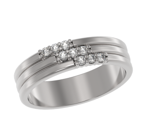 Серебряное кольцо с фианитом