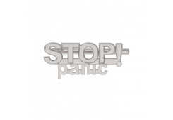 Серебряная серьга классическая