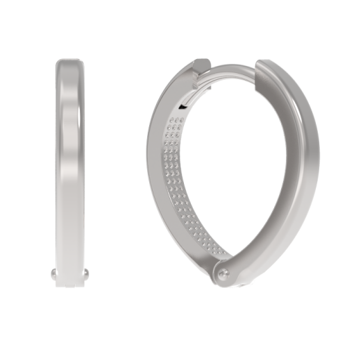 Серебряные cерьги классические