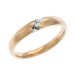 Золотое кольцо с бриллиантом