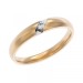 Золотое кольцо с бриллиантом