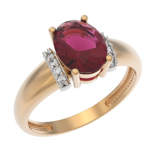 Золотое кольцо с рубином