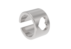 Серебряная серьга классическая