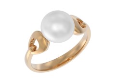 Золотое кольцо с жемчугом