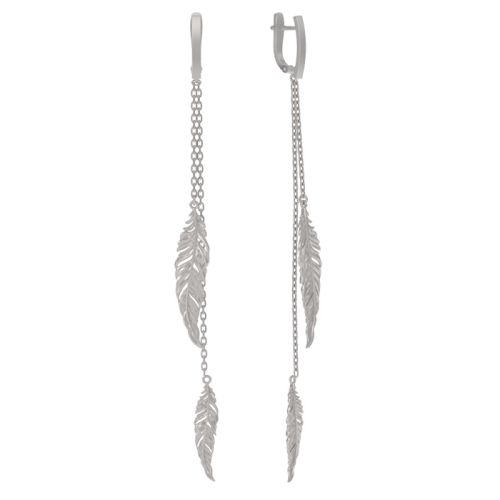 Серебряные cерьги висячие