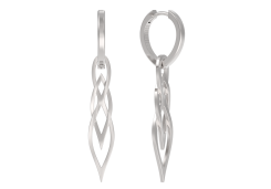 Серебряные cерьги висячие