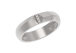 Серебряное кольцо с фианитом