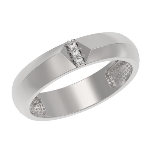 Серебряное кольцо с фианитом