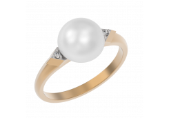 Золотое кольцо с жемчугом