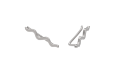 Серебряные cерьги классические