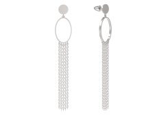 Серебряные cерьги пусеты (гвоздики)