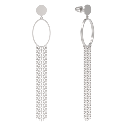 Серебряные cерьги пусеты (гвоздики)