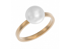 Золотое кольцо с жемчугом