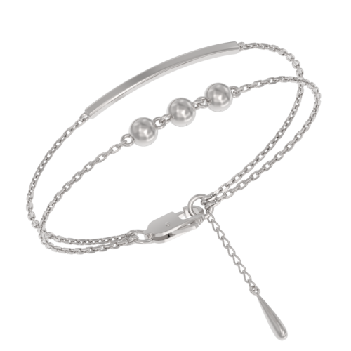 Серебряный браслет 