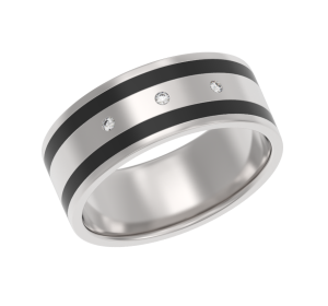 Серебряное кольцо с эмалью