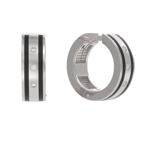 Серебряные cерьги с эмалью