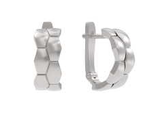 Серебряные cерьги классические