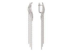 Серебряные cерьги висячие