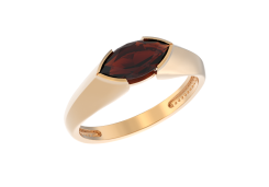 Золотое кольцо с гранатом