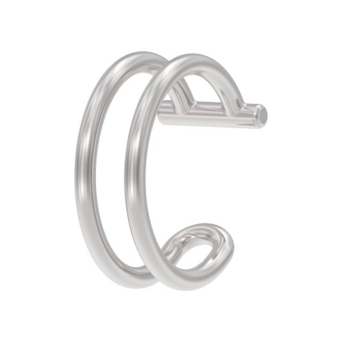 Серьга д/пирсинга из серебра 