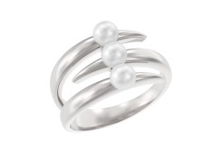 Серебряное кольцо с жемчугом
