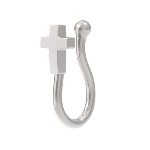 Серьга д/пирсинга из серебра 