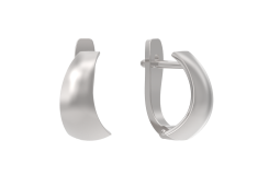 Серебряные cерьги классические