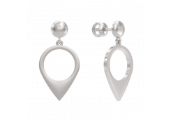 Серебряные cерьги пусеты (гвоздики)