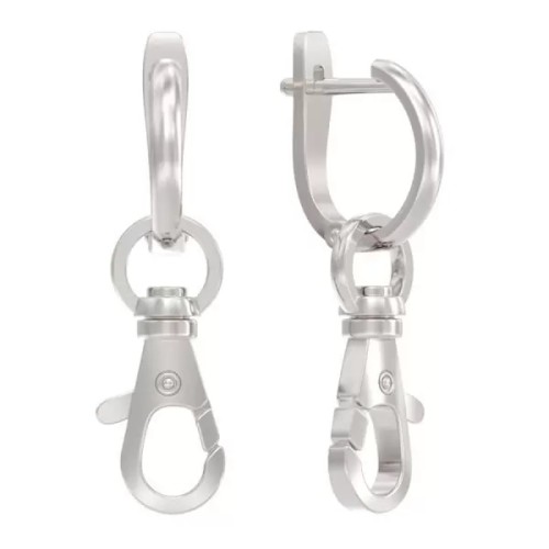 Серебряные cерьги висячие