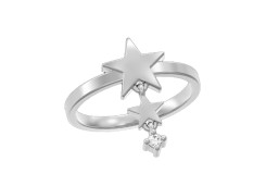 Серебряное кольцо с фианитом