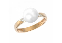 Золотое кольцо с жемчугом