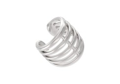 Серебряная серьга классическая