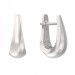 Серебряные cерьги классические