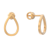 Золотые cерьги пусеты (гвоздики)