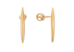 Золотые cерьги пусеты (гвоздики)