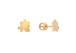 Золотые cерьги пусеты (гвоздики)