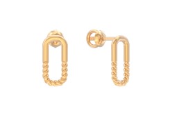 Золотые cерьги пусеты (гвоздики)