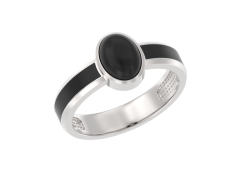 Серебряное кольцо с агатом