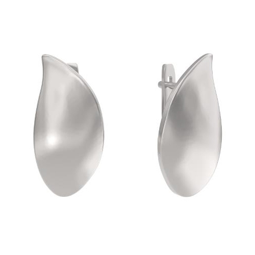 Серебряные cерьги классические