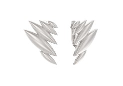 Серебряные cерьги классические