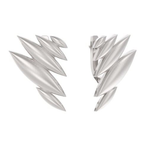 Серебряные cерьги классические