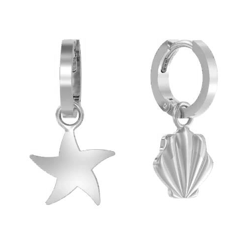 Серебряные cерьги висячие